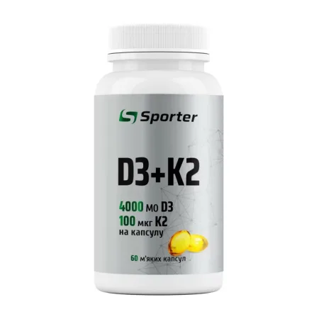 D3+K2 4000 IU (60 caps)
