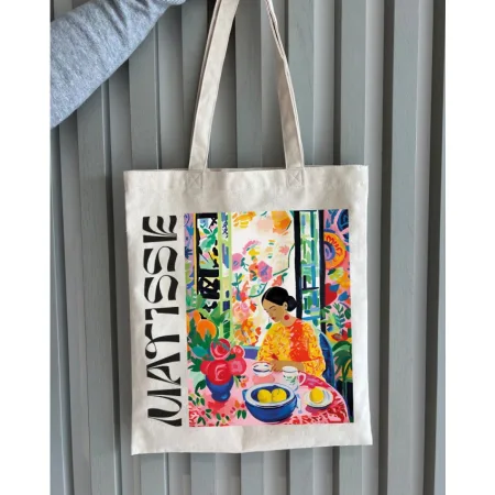 Екощопер BookOpt BK 4110 за мотивами Matisse бежевий