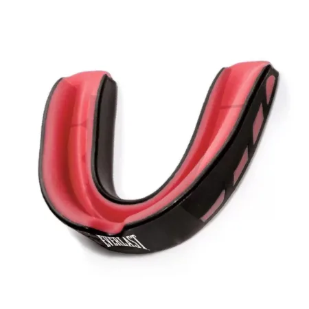Капа боксерська EVERSHIELD SINGLE MOUTH GUARD чорно-червона універсальна (оригінал)