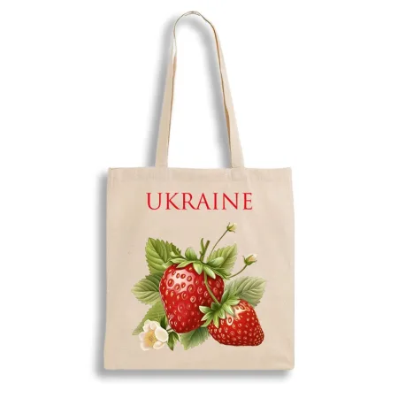 Екошопер BookOpt BK4086 полуниця. дивовижні ласощі, даровані природою бежевий універсальний