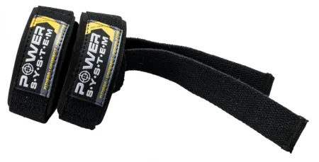 Лямки для тяги Power System PS-3400 Power Straps чорний/жовтий