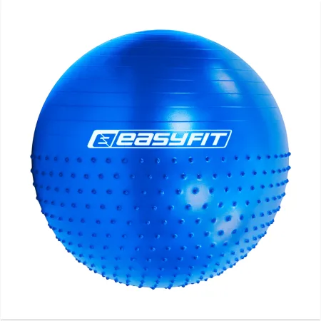 Fitness ball 85 cm EasyFit Hybrid blue (semi-massage fitness ball)