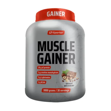 Muscle Gainer - 3 кг шоколад з фундуком