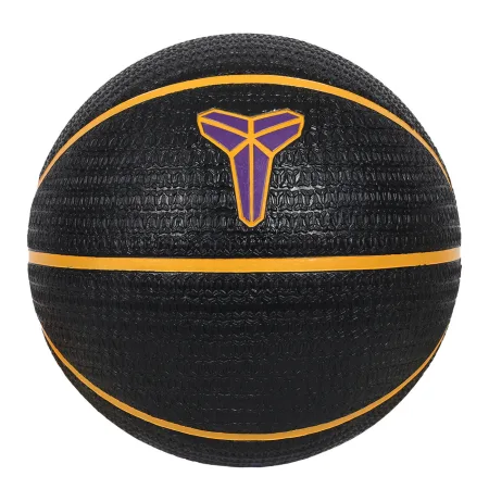 М'яч баскетбольний Nike PLAYGROUND 8P K BRYANT DEFLATED BLACK/UNIVERSITY GOLD/COURT PURP розмір 7 N.101.2519.014.07 (оригінал)