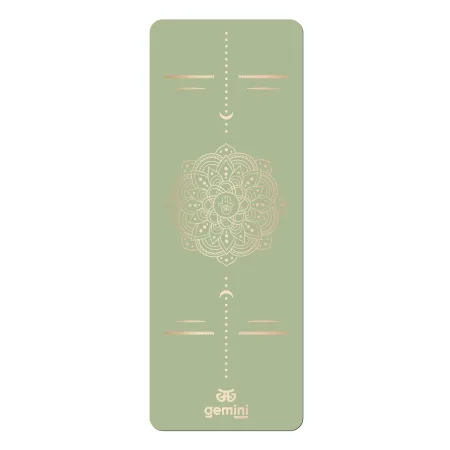 Килимок для йоги каучуковий поліуретан Sport Pro 183 см*68 см*5 мм оливковий