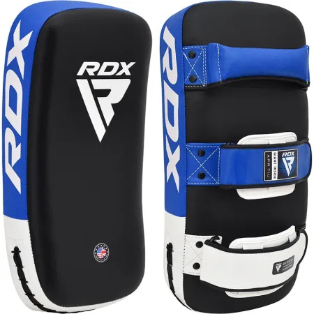 Thai Boxing Pads RDX T1 Curved Thai Kick Pad Blue (1 pc.)