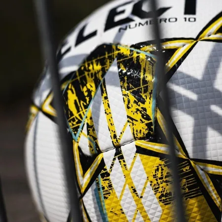 Football Ball Select NUMERO 10 v23 White-Yellow №4 (original)