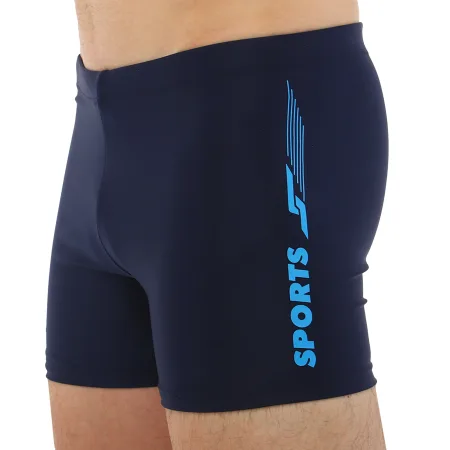 Плавки боксери для чоловічі для плавання розмір Синій XL
