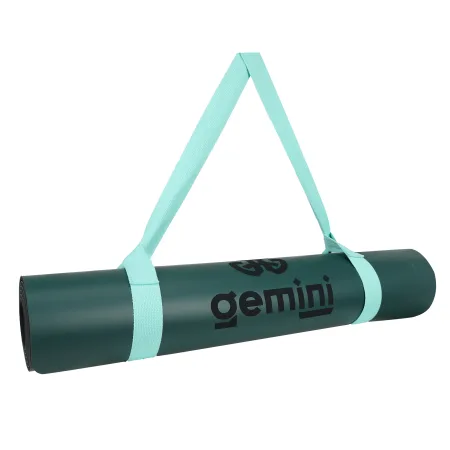 Килимок для йоги каучуковий поліуретан Sport 183 см 68 см 5 мм зелений