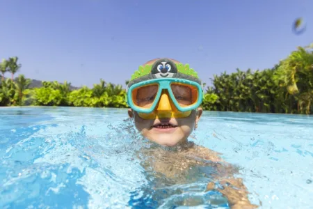 Маска для плавання BESTWAY 3+ 22064 Рожевий