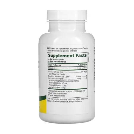 Egg Yolk Lecithin 600 мг - 180 капсул