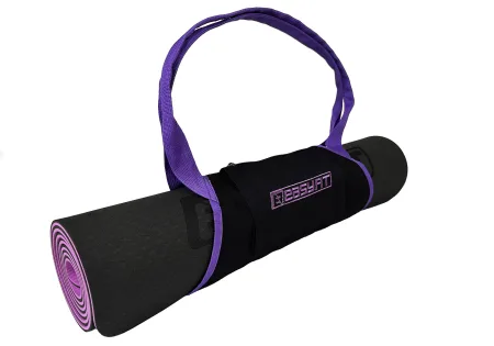 Сумка-переноска EasyFit для йога-килимка фіолетова
