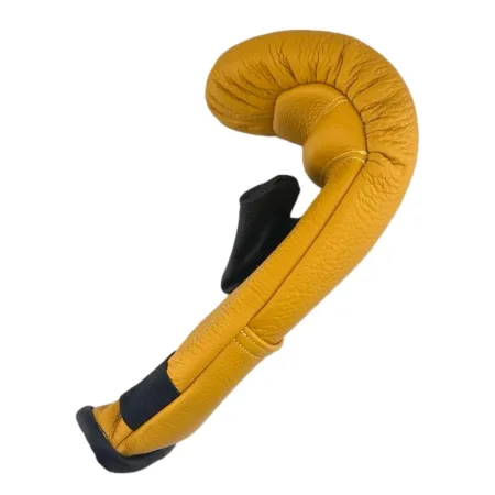 Leather Bag Gloves (Mitts) Yellow - Yellow Universal