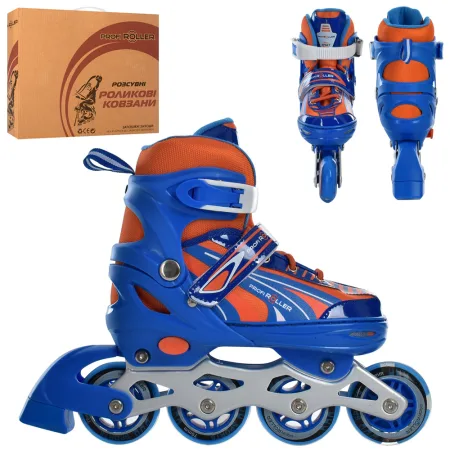 Ролики Profi Roller A 4146-L-BL розмір 39-42 синій помаранчевий