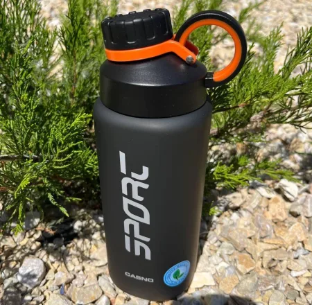 Пляшка для води CASNO - 800 мл KXN-1242 сіра