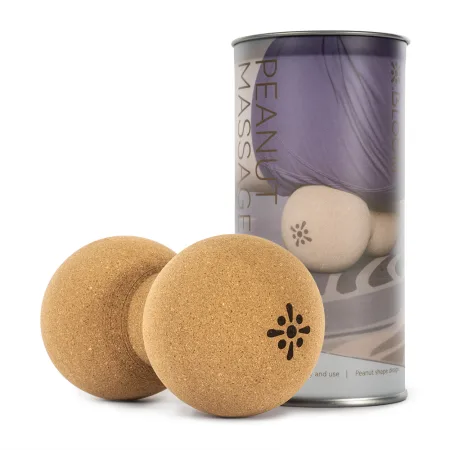 М'яч масажний корковий подвійний для МФР та самомасажу Duoball BLOOM 7,7 см