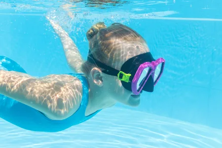 Маска для плавання BESTWAY 7+ 22040 темно-синій