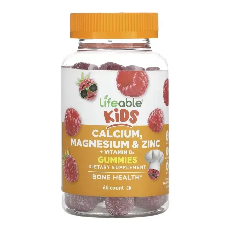 Calcium Magnesium & Zinc + Vitamin D Kids - 60 жуйок