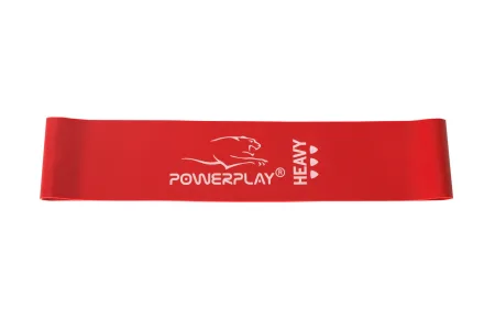 Резинка для фітнесу PowerPlay 4114 Mini Power Band 1,2 мм. Heavy червона (12-15 кг)