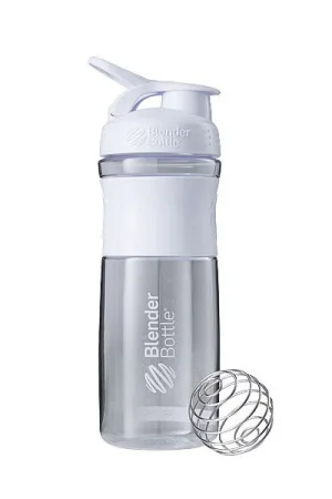 Шейкер спортивний пляшка BlenderBottle SportMixer Flip 820 мл білий