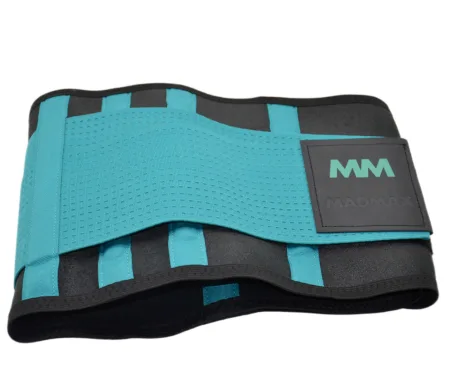 Пояс компресійний MadMax MFA-277 Slimming belt Black/turquoise S