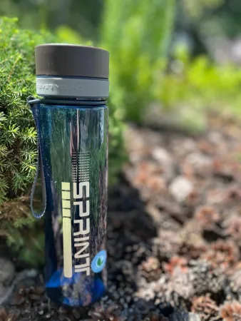 Пляшка для води CASNO 1000 мл KXN-1111 блакитна