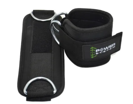 Ankle Straps Power System PS-3460 Ankle Strap Gym Guy Black