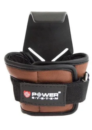 Гаки для тяги на зап'ястя Power System PS-3300 Hooks Brown - XL