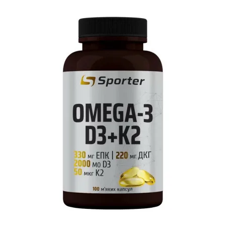 Omega-3 D3+K2 (100 sgels)