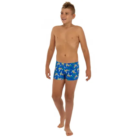 Плавки боксери для хлопчиків для плавання Акули вік 6-8 років синій 8
