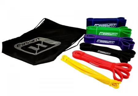 Rubber Loops EasyFit: Set 1-110 kg (6 pcs)