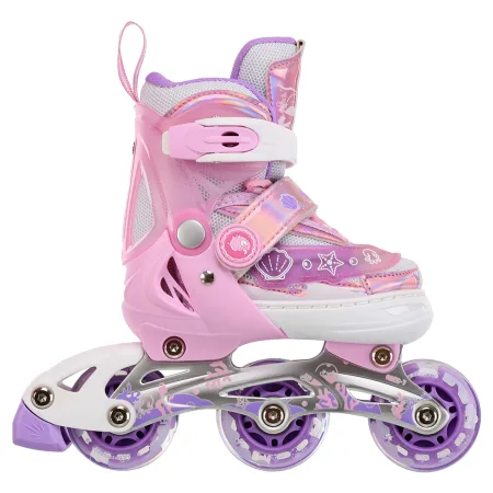 Ролики з захистомрозмір 35-38 рожево-фіолетовий 84693-2 M