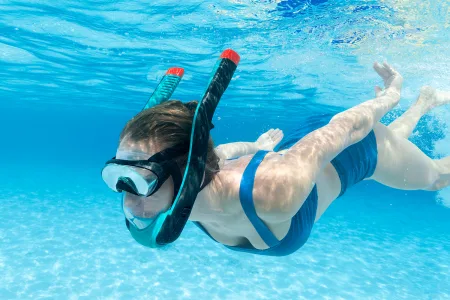 Полнолицевая маска для плавания BESTWAY 14+