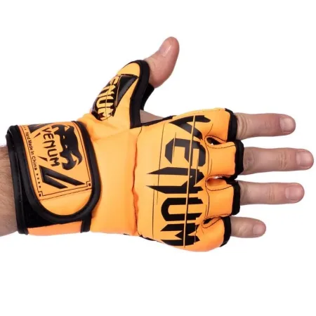 Рукавички для змішаних єдиноборств MMA S - помаранчевий
