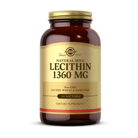 Lecithin 1360 мг natural soya - 100 софтгель