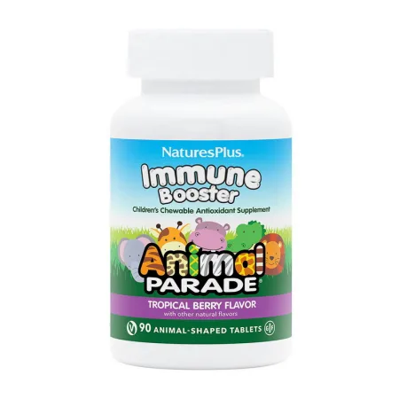 Animal Parade Kids Immune Booster 90 таблеток у формі тварин тропічна ягода