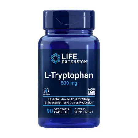 L Tryptophan - 500 мг 90 вег. Капсули