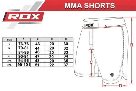 Шорти для MMA RDX T15 Black чоловічі шорти розмір - S