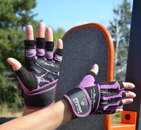 Рукавички для фітнесу Power System PS-2710 Fitness Chica жіночі Purple - S
