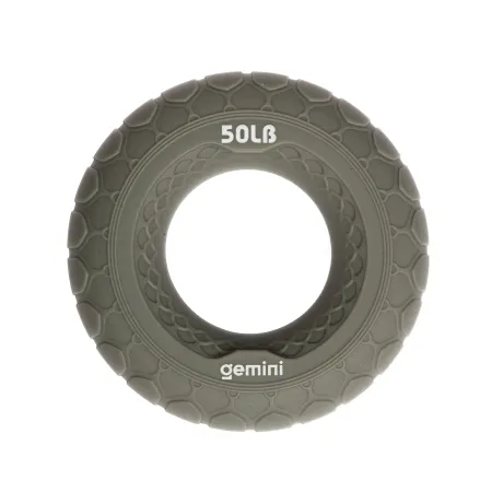 Еспандер кистьовий кільце силікон навантаження 22,5 кг сірий