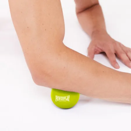 Масажний силіконовий м'яч PowerPlay PP-4354 Silicone Lacrosse Ball (6,3 см.) зелений