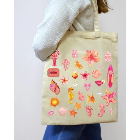 Екошопер BookOpt BK4104 Beach Vibes бежевий