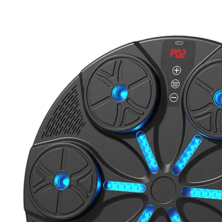 Боксерський тренажер електронні, настінний з дисплеєм та музичні колонки - 35 см x 35 см x 4,5 см