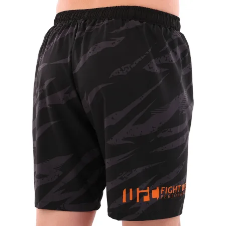 Костюм компресійний дитячий рашгард лонгслів штани та шорти VNM UFC FIGHT WEEK 2XS-L, чорний-сірий 9540B-9640B-V5031 L