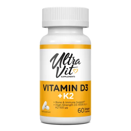 Vitamin D3 4000 IU + K2 - 60 капсул