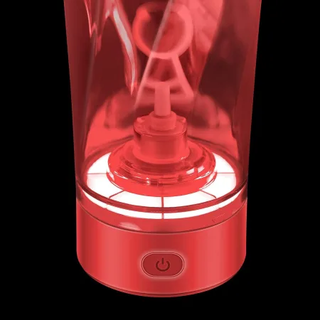 Шейкер спортивний електричний VOLTRX VortexBoost 600 мл. Tritan Red