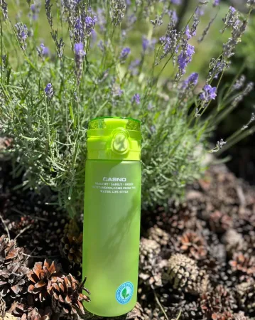 Розпродаж - пляшка для води CASNO 650 мл KXN-1157 зелена