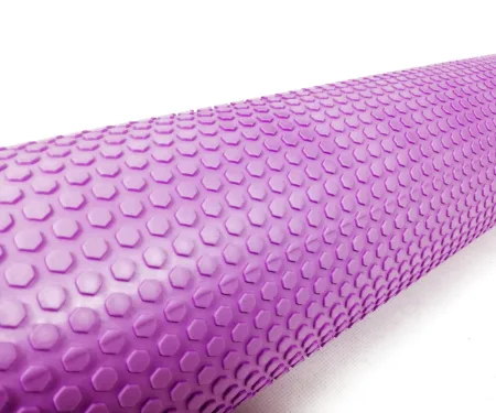 Масажний ролик EasyFit Foam Roller 90 см фіолетовий
