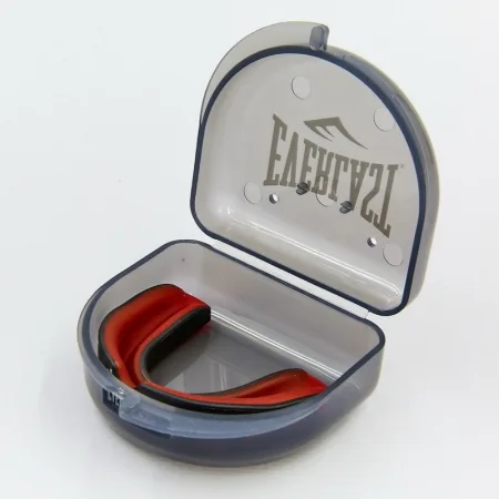 Капа боксерська EVERSHIELD SINGLE MOUTH GUARD чорно-червона універсальна (оригінал)