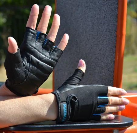 Рукавички для фітнесу MadMax MFG-251 Rainbow Turquoise L